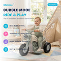 Glidaboo bubble ride-on motorbike — bubble mode, ride & play
